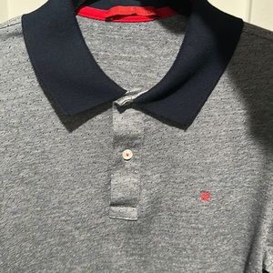 Carolina Herrera Polo!!!  LARGE Like NEW!!! Gray and Blue